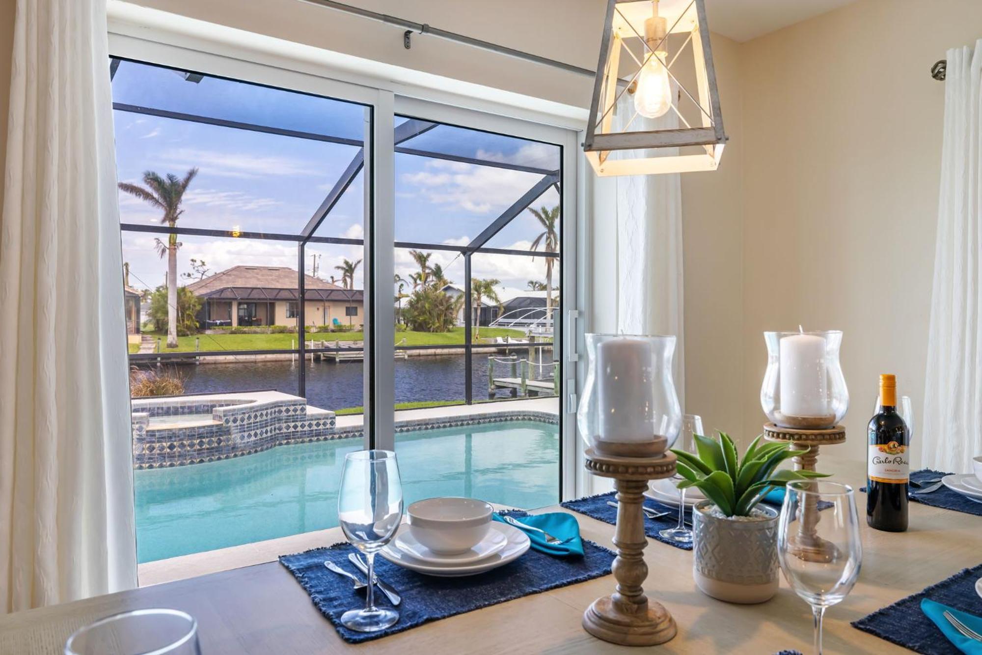 Fully Remodeled Electric-Heated Pool Home On Gulf-Access Canal - Villa Sunny Cape Coral Exteriör bild