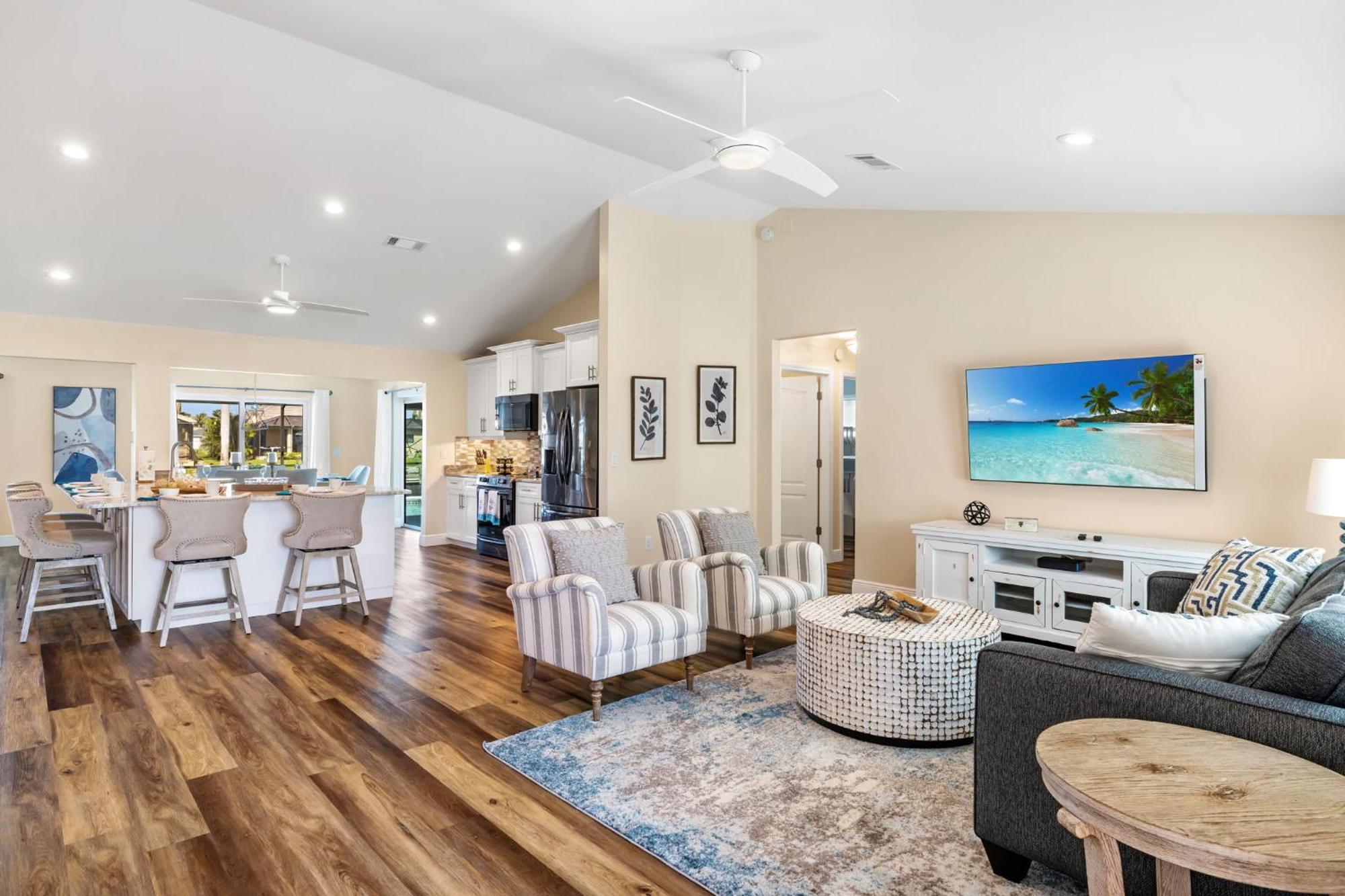 Fully Remodeled Electric-Heated Pool Home On Gulf-Access Canal - Villa Sunny Cape Coral Exteriör bild