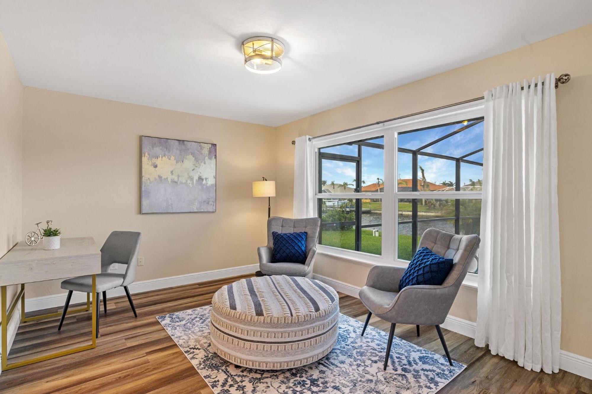 Fully Remodeled Electric-Heated Pool Home On Gulf-Access Canal - Villa Sunny Cape Coral Exteriör bild