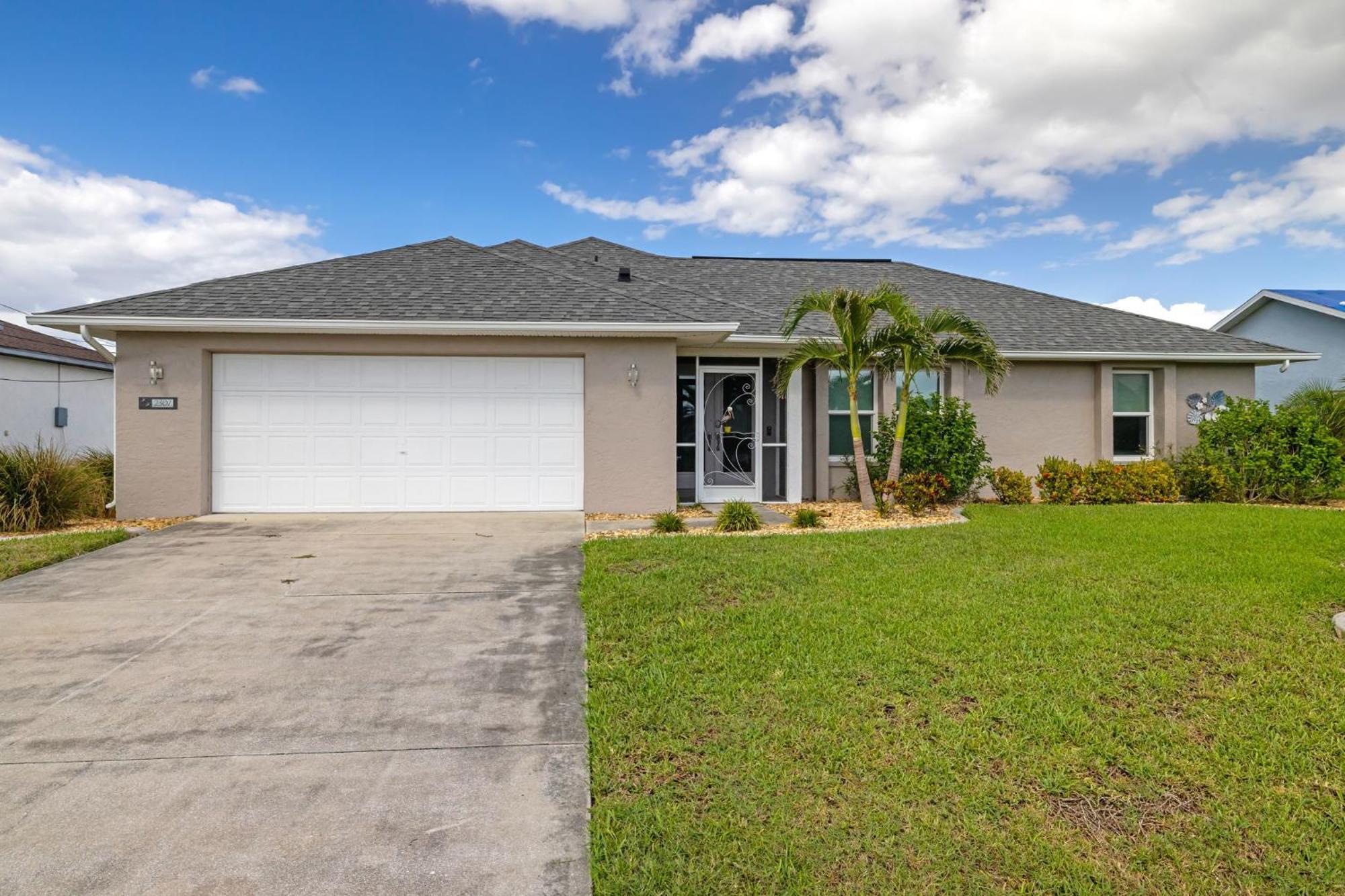 Fully Remodeled Electric-Heated Pool Home On Gulf-Access Canal - Villa Sunny Cape Coral Exteriör bild